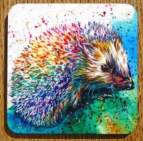 hedgehog coaster